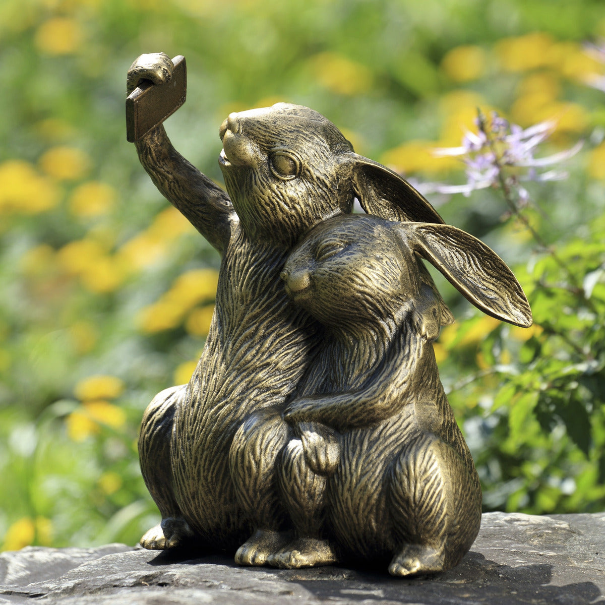 "Bunny Buddies" Selfie Sculpture